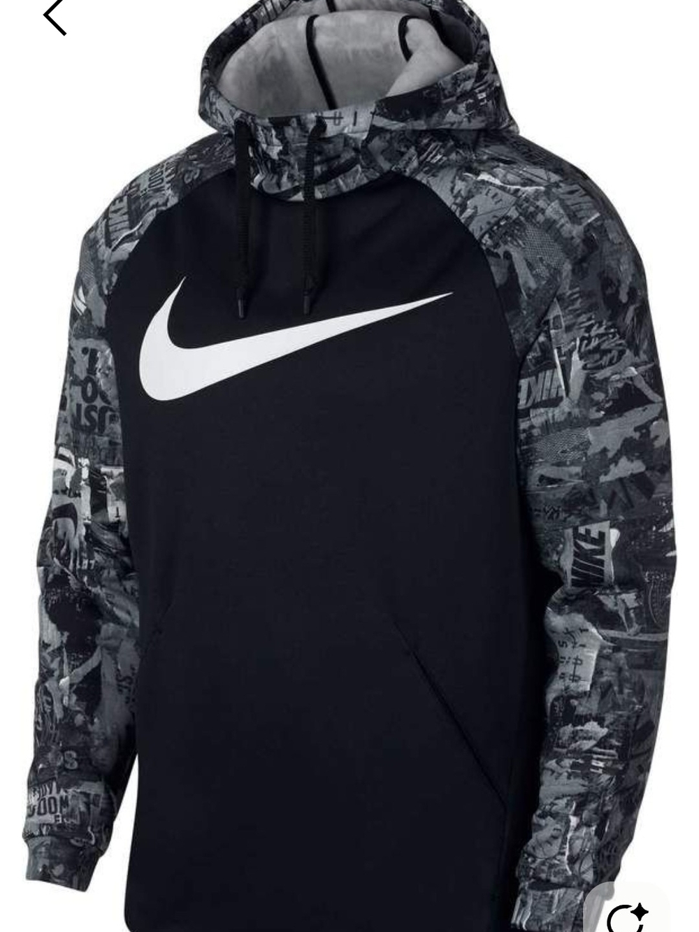 Nike Men's Therma Rip N Tear Graphic Dri-Fit Pullover Hoodie L EUC